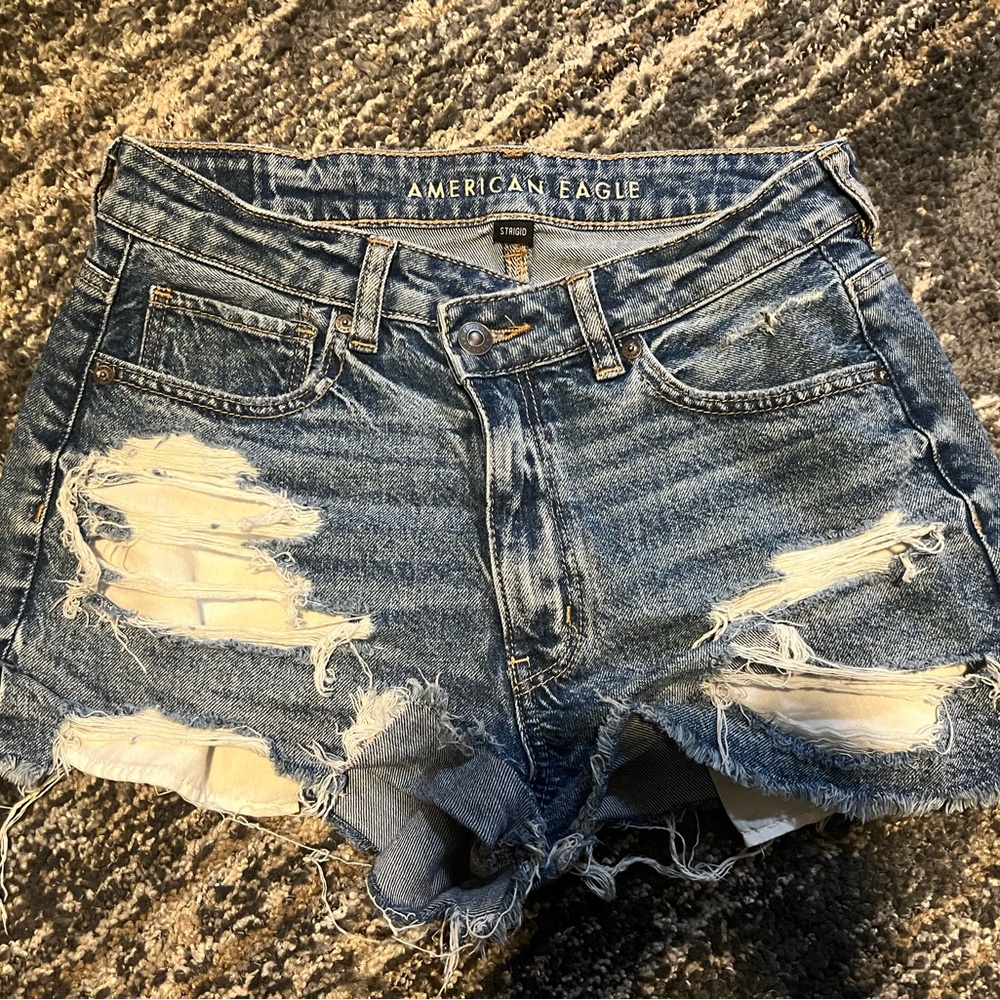 Asymmetrical Jean Short